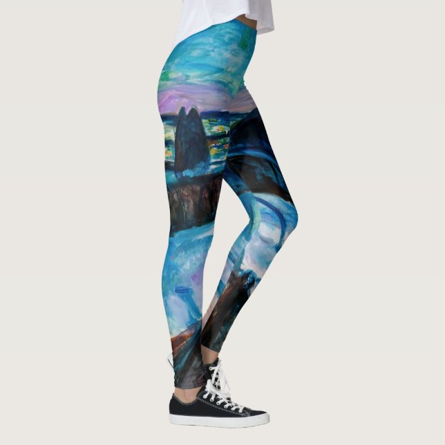 Legging Edvard Munch - Starry Night 1922 (Direita)