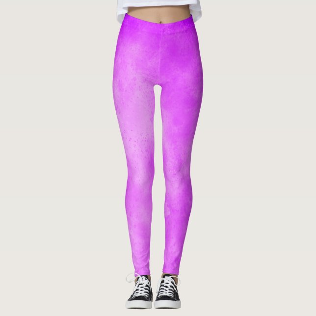 Legging Efeito da nuvem de tempestade na na moda Pinky Pur (Frente)