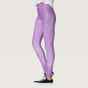 Legging Efeito da Seda Púrpura Transparente