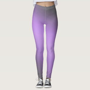 Legging Efeito fotovoltaico da cinza roxa