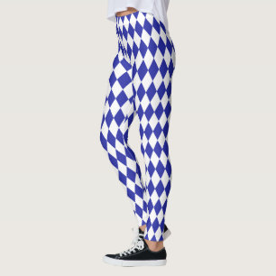 Legging Egípcio Blue Harlequin