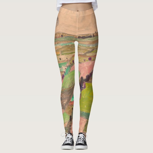 Legging Egon Schiele - Paisagem de Campo (Frente)