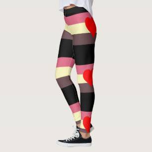 Legging Elástico Caneleira-Super da bandeira do orgulho d