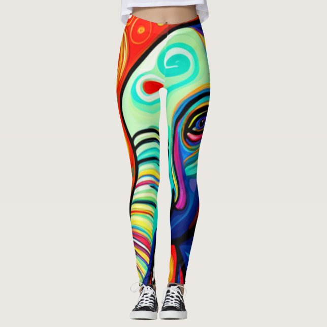 Legging Elefante excêntrico (Frente)