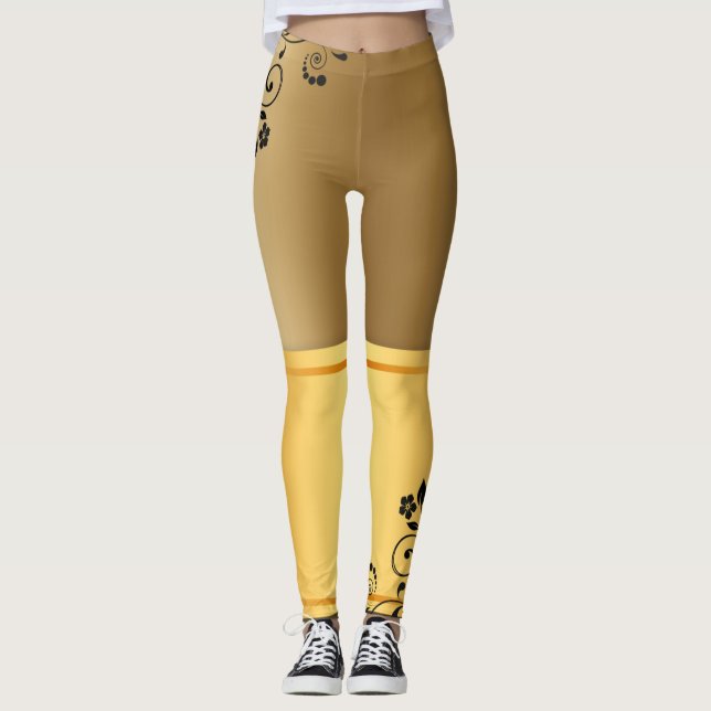 Legging elegância do ouro (Frente)