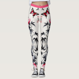 Legging Elegância em Flor: Harmonia Floral impressa