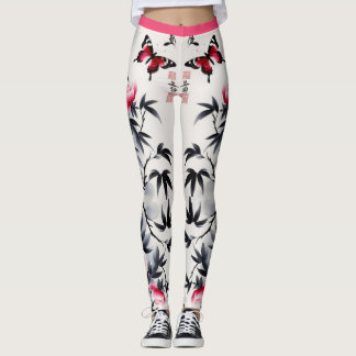 Legging Elegância em Flor: Harmonia Floral impressa