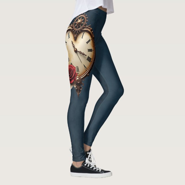 Legging Elegância Eterna – Coração Mecânico (Direita)