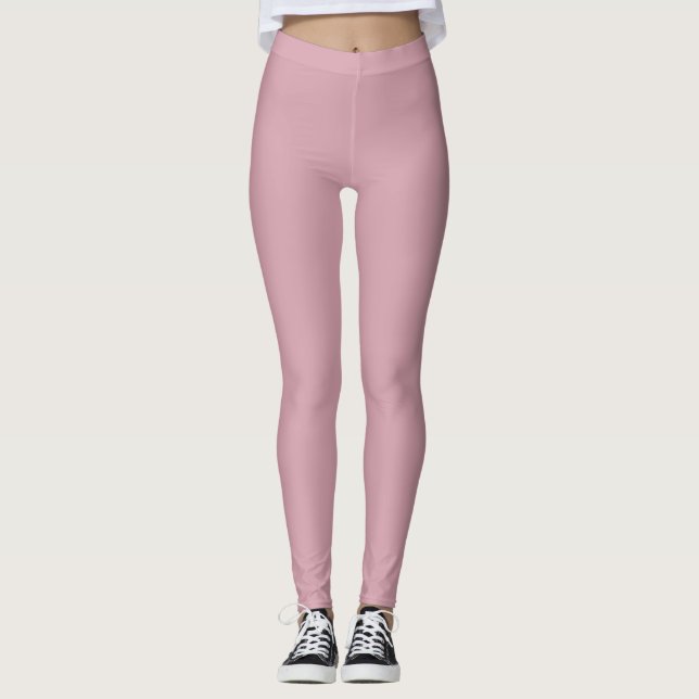 Legging Elegância Mudada - Mistura de Pernas Rosa (Frente)