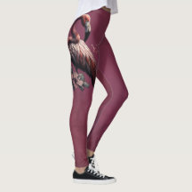 elegância tropical, o flamingo na luz.