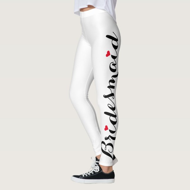 Legging Elegante Chic Daminhas de Honra Festa de Despedida (Esquerda)
