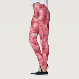 Legging Elegante Pétala de Amarílis Ativa Correndo