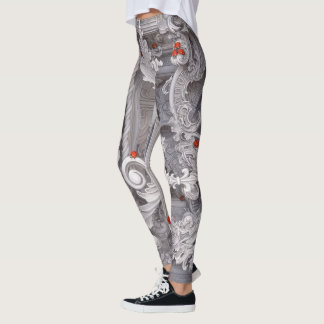 Legging Elegante Pilar de Mármore Barroco & Arte de Joanin
