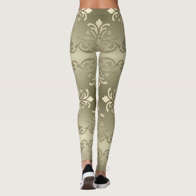 Legging elemento barroco do estilo (Verso)