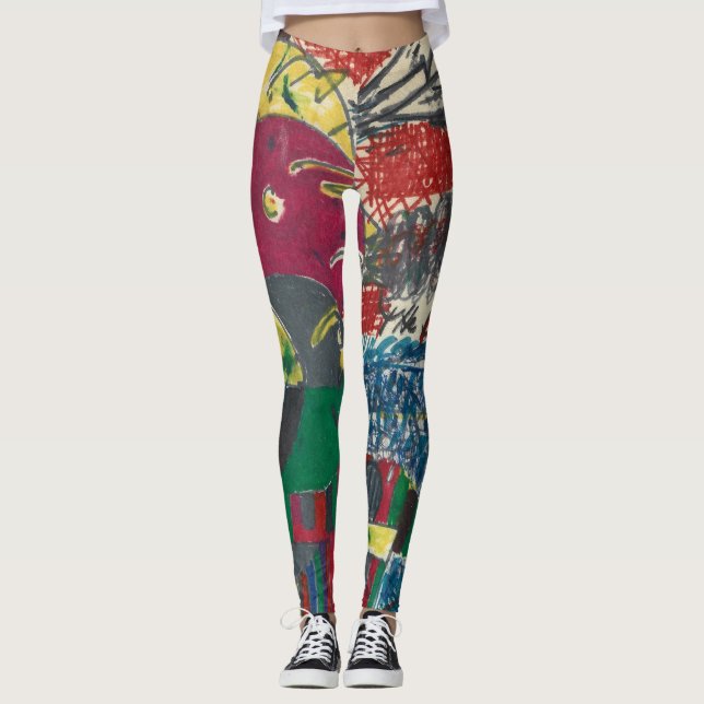 Legging Elementos de Cabeça de Bola (Frente)