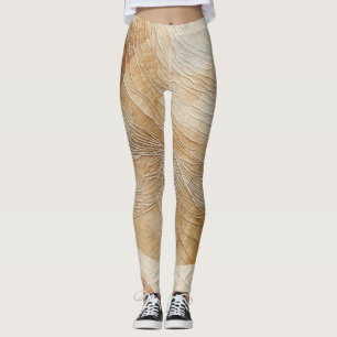 Legging Elementos Naturais Neutros Arejados Boho Boêmio