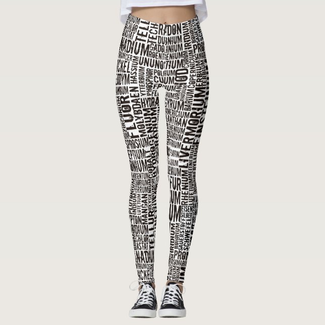 Legging Elementos químicos… (Frente)