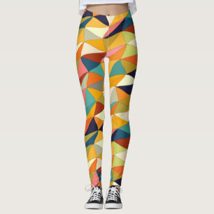 Legging emaranhado colorido...