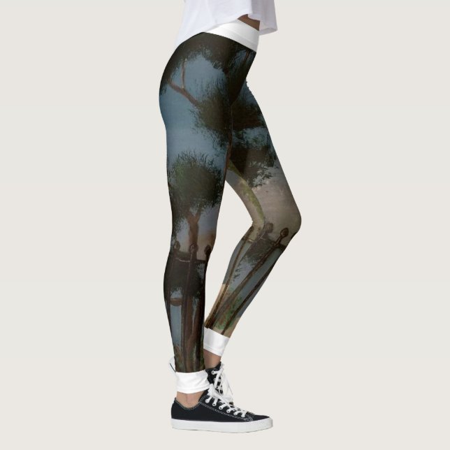 Legging Embeba-o todo dentro!  As caneleiras das mulheres (Direita)