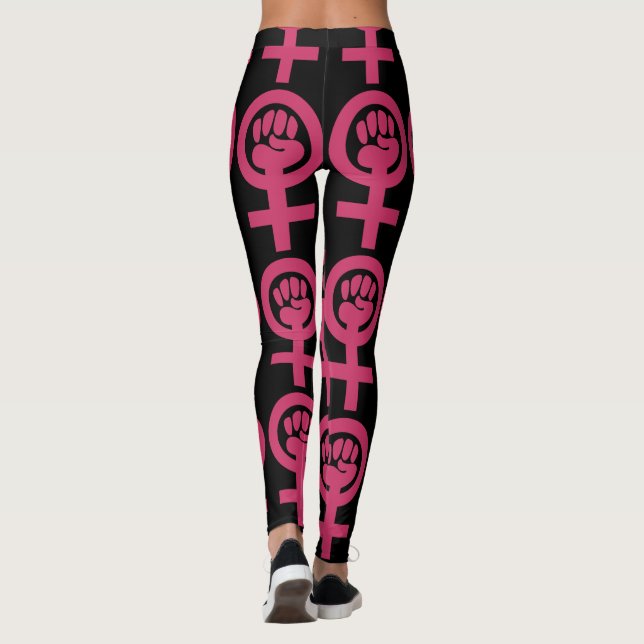 Legging Emblem de energia feminina (Verso)