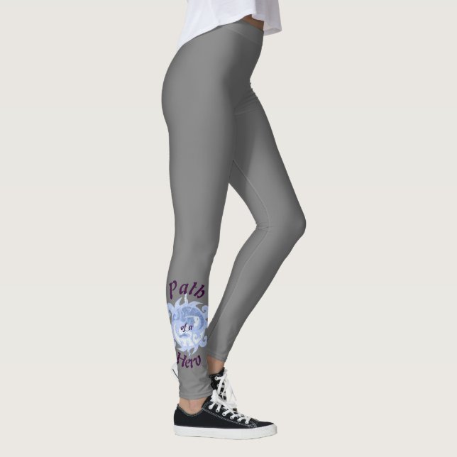 Legging Emblema "Caminho de um Herói" (com título) (Direita)