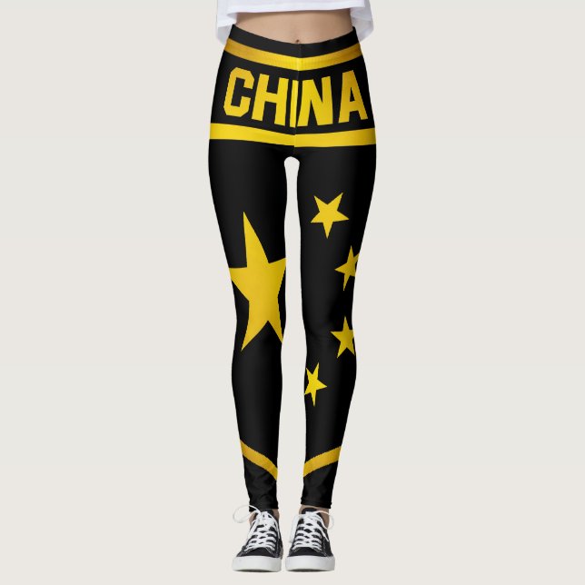Legging Emblema da China (Frente)