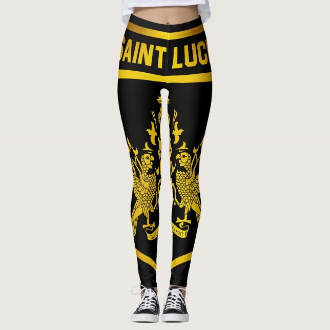 Legging Emblema de Lucia de santo (Frente)