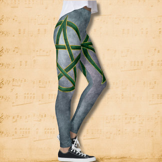 Legging Embraço da Natureza: Emerald Pentagram