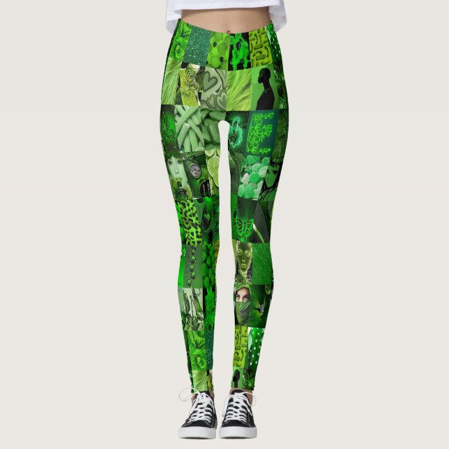 Legging Emerald Green Collage (Frente)