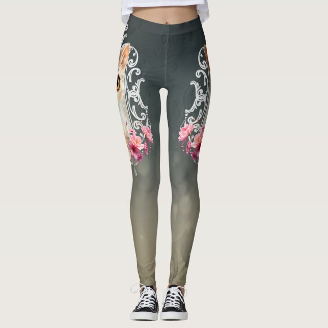 Legging Encantador, gatinho fofo (Frente)