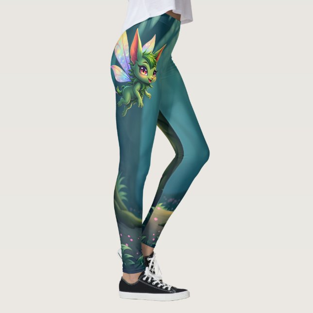 Legging Enchanted Fairy Critter – Magical Forest Sprite  (Direita)