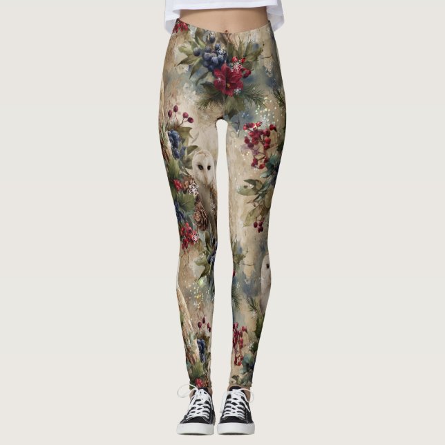 Legging Enchanting Floral Owl (Frente)