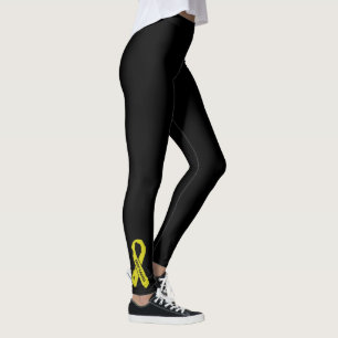 Legging Endometriose rasgada Badass/da fita…