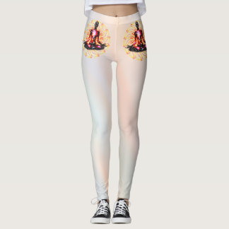 Legging energia groovy de meditação