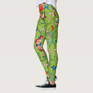 Legging Enfeite Chinês Vintage Owen Jones Floral Verde