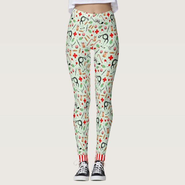 Legging Enfermeira Natal (Frente)