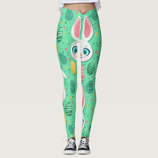 Legging Engraçado Bunny (Frente)