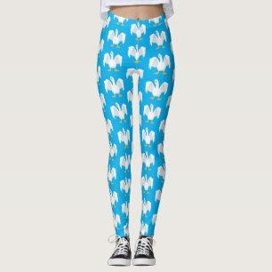 Legging Engraçado ilustração curiosa de desenho animado