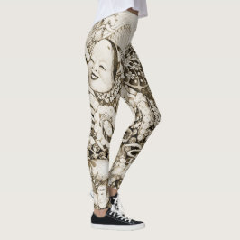 Legging enigmatic octopus@miyairi