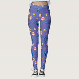 Legging Enjoias engraçadas de muitas emoções sobre o passa