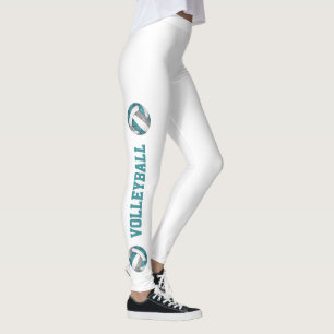 Legging Equipe de cinza de Teto colore Volleybolas w perna
