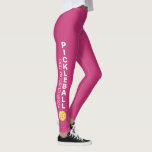 Legging Equipe Personalizada do Clube Pickleball Seu Espor<br><div class="desc">Jogue picelball em estilo com essas lindas leggings que apresentam a palavra picleball em ambos os lados e seu texto personalizado. Adicione o nome do clube, o nome do grupo ou quaisquer palavras personalizadas. Altere facilmente a cor de fundo clicando em personalizar/personalizar e role para baixo até o selecionador de...</div>