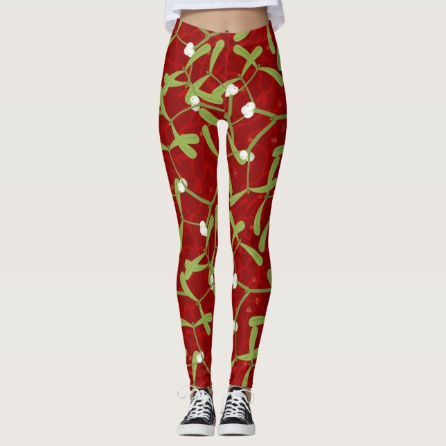 Legging erro de natal vermelho (Frente)