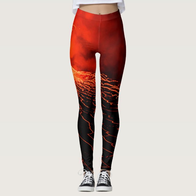 Legging erupção vulcânica (Frente)