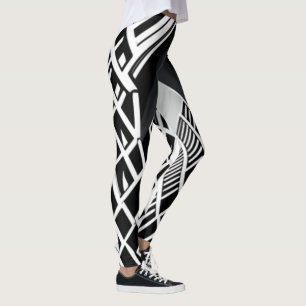 Legging Escada Monocromática: Obelisco de Contraste
