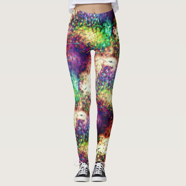 Legging Escalas coloridas ou gotas de água (Frente)