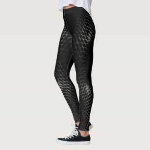 Legging Escalas de dragão preto
