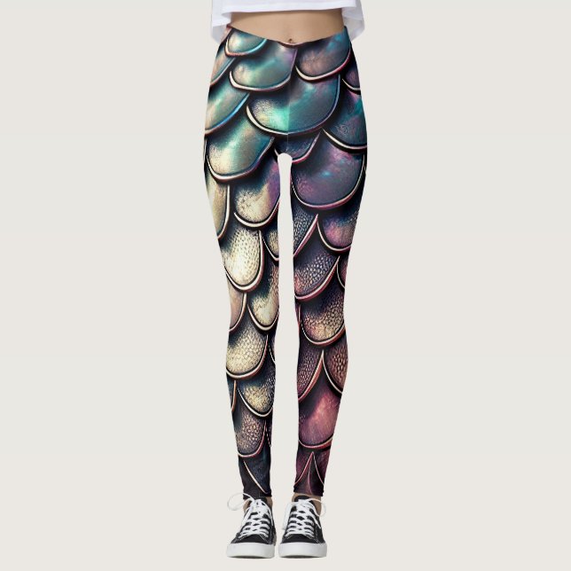 Legging Escalas de Dragões (Frente)
