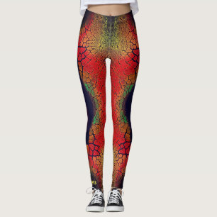 LEGGING ESCALAS DE PELE DO DRAGÃO DE FIERIA PRETO