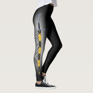 Legging Escocês Aço Clan MacLeod da Espada de Lewis Tart